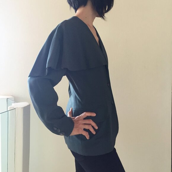 Vintage Nick Coleman Capelet Collar Jacket - Picture 2 of 5